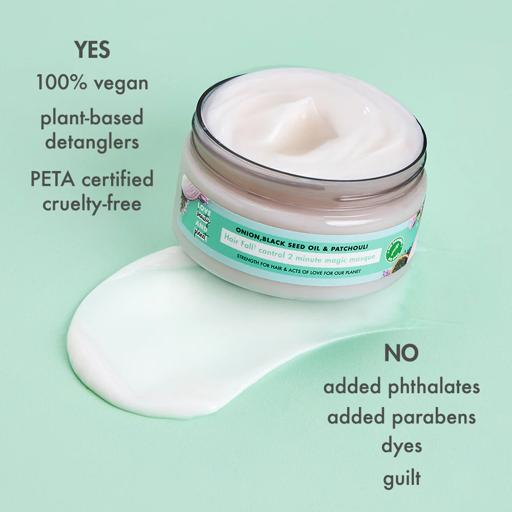 Onion, Black Seed Oil & Patchouli Hair Mask - Image 4