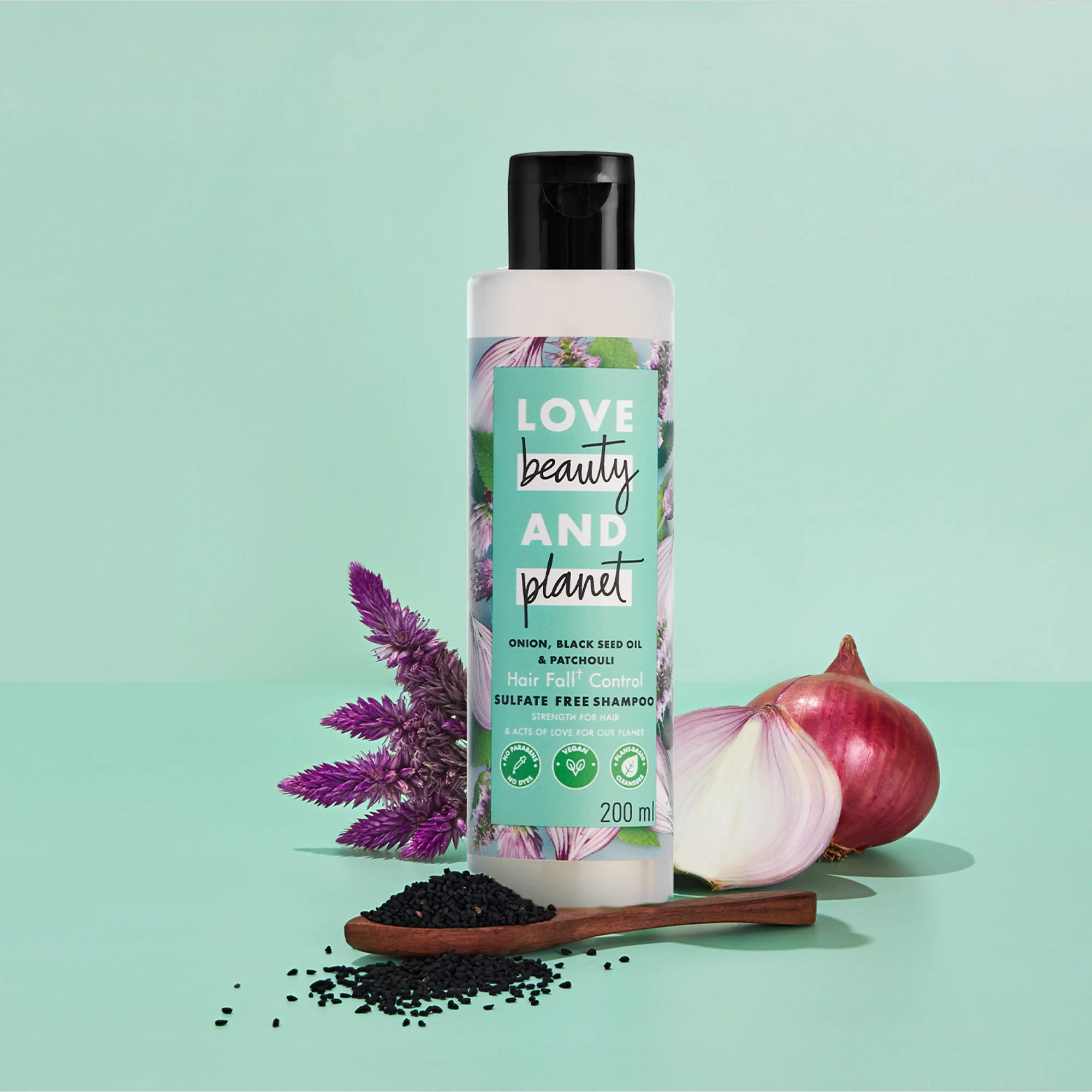 Onion, Blackseed & Patchouli Shampoo - 200 ml