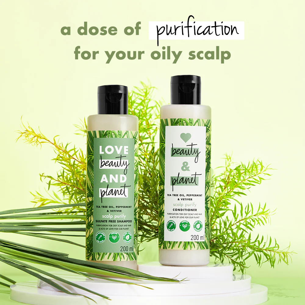 Tea Tree Oil, Peppermint & Vetiver Shampoo + Conditioner Combo - Image 7